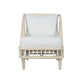 MARLEY MANGO WOOD LOUNGE CHAIR EASY CHAIR IN WHITE DRIFTWOOD