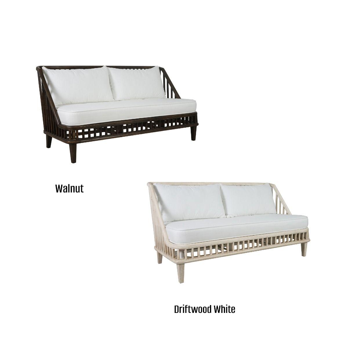 MARLEY MANGO WOOD 2.5-SEATER SOFA WALNUT