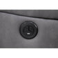 DORVAL 2-SEATER ELECTRIC RECLINER WITH CONSOLE SOFA JET - MyChocolateWood