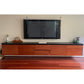 LAVADA CUSTOM MADE WALLMOUNTED TV/ENTERTAINMENT UNIT IN SOLID TASSIE OAK 4 DOORS & 2 DRAWERS - MyChocolateWood