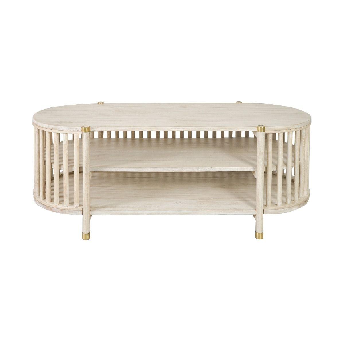 MARLEY MANGO WOOD TV UNIT WHITE DRIFTWOOD - MyChocolateWood