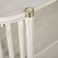 MARLEY MANGO WOOD LOW BOOKCASE WHITE DRIFTWOOD - MyChocolateWood