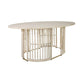 MARLEY MANGO WOOD OVAL DINING TABLE WHITE DRIFTWOOD - MyChocolateWood