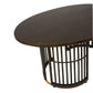 MARLEY MANGO WOOD OVAL DINING TABLE WALNUT - MyChocolateWood