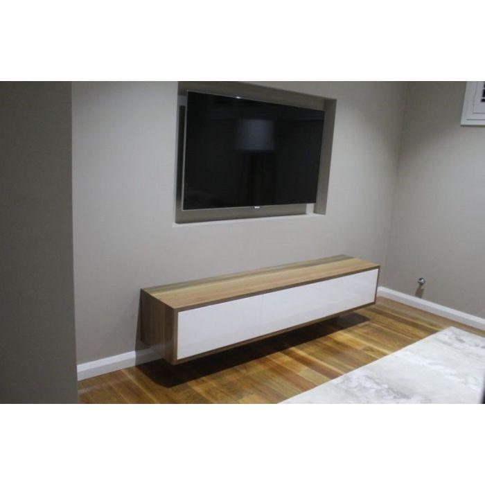 AGNES SOLID SPOTTED GUM TV/ENTERTAINMENT UNIT  -  CUSTOM MADE