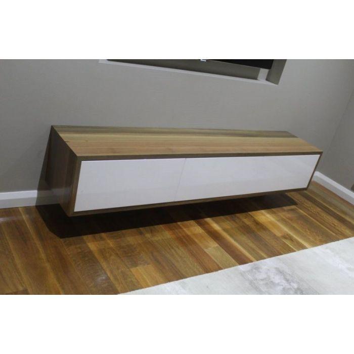 AGNES SOLID SPOTTED GUM TV/ENTERTAINMENT UNIT  -  CUSTOM MADE