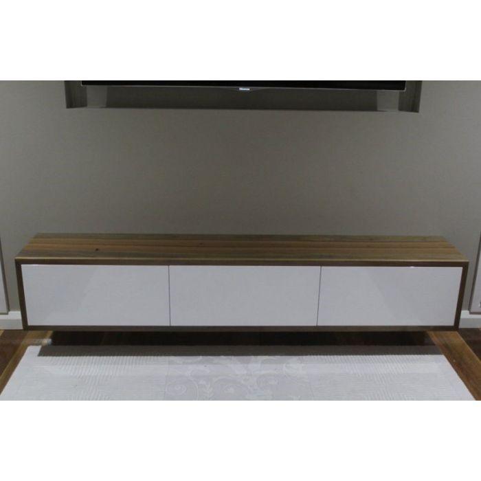 AGNES SOLID SPOTTED GUM TV/ENTERTAINMENT UNIT  -  CUSTOM MADE