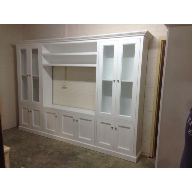 CONCORD 4 PIECE WALL UNIT TV ENTERTAINMENT CENTRE BOOKCASE BOOKSHELF - MyChocolateWood