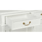 STEWART QUEEN ANN STYLE SOLID MAHOGANY 4 DOORS 4 DRAWERS 200CM BUFFET/SIDEBOARD IN SOLID WHITE - MyChocolateWood