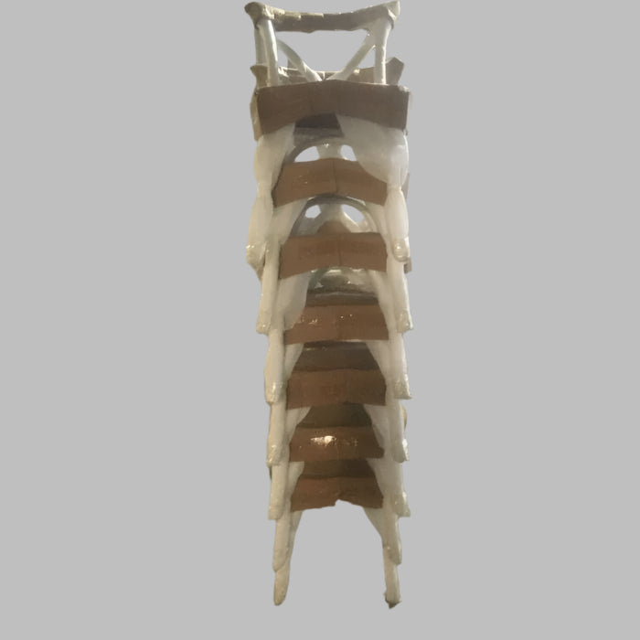MOFTAK STACKABLE FRENCH PROVINCIAL CROSSBACK DINING CHAIR BLACK BIRCH/RATTAN - MyChocolateWood