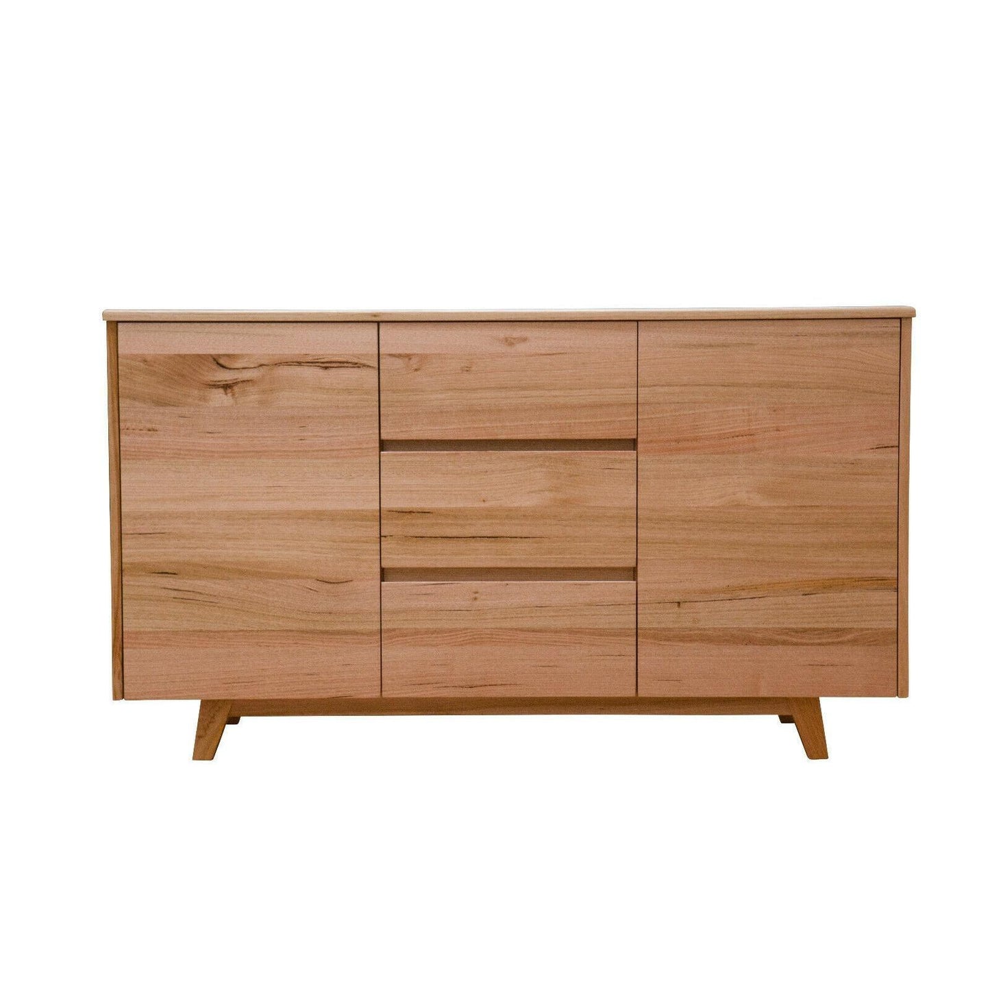 LIA BUFFET/SIDEBOARD IN TASSIE OAK CLEAR LACQUER 2 DOORS 3 DRAWERS