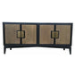 CHIKO ART DECO VINTAGE STYLE SIDEBOARD/BUFFET/TV STAND 4 DOORS - MyChocolateWood