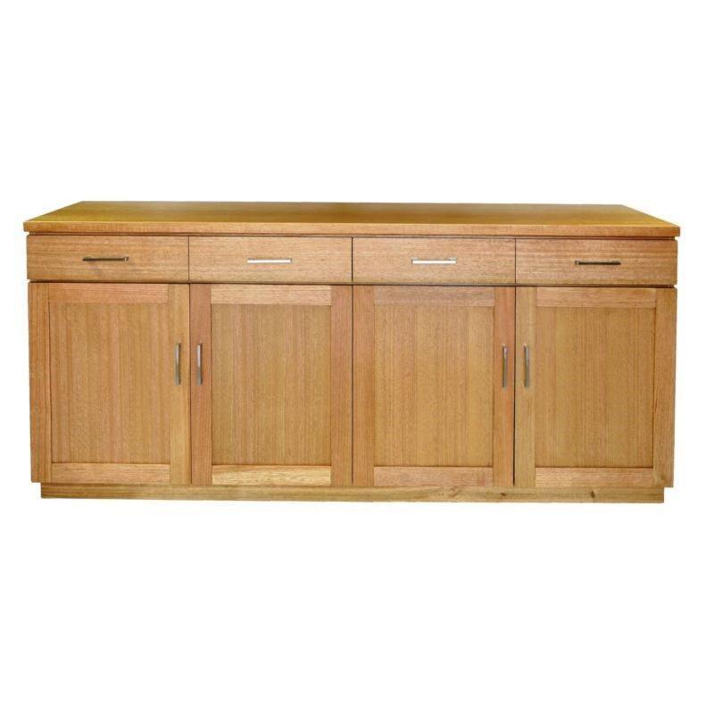 ANYA SOLID VIC ASH 4 DOORS & 4 DRAWERS BUFFET 180CM IN WHEAT