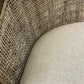 CAMINO RATTAN & MANGO TUB CHAIR ARMCHAIR LOUNGE CHAIR EASY CHAIR BLACK SHADOW - MyChocolateWood