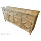 DUTCHY FRENCH PROVINCIAL STYLE BUFFET/SIDEBOARD 4 DOORS & 4 DRAWERS WITH PARQUETRY PATTERN 180 CMS - MyChocolateWood