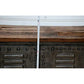 NEWTON VINTAGE IRON LOCKER SIDEBOARD BUFFET/RECLAIMED RAILWAY SLEEPER WOOD - MyChocolateWood