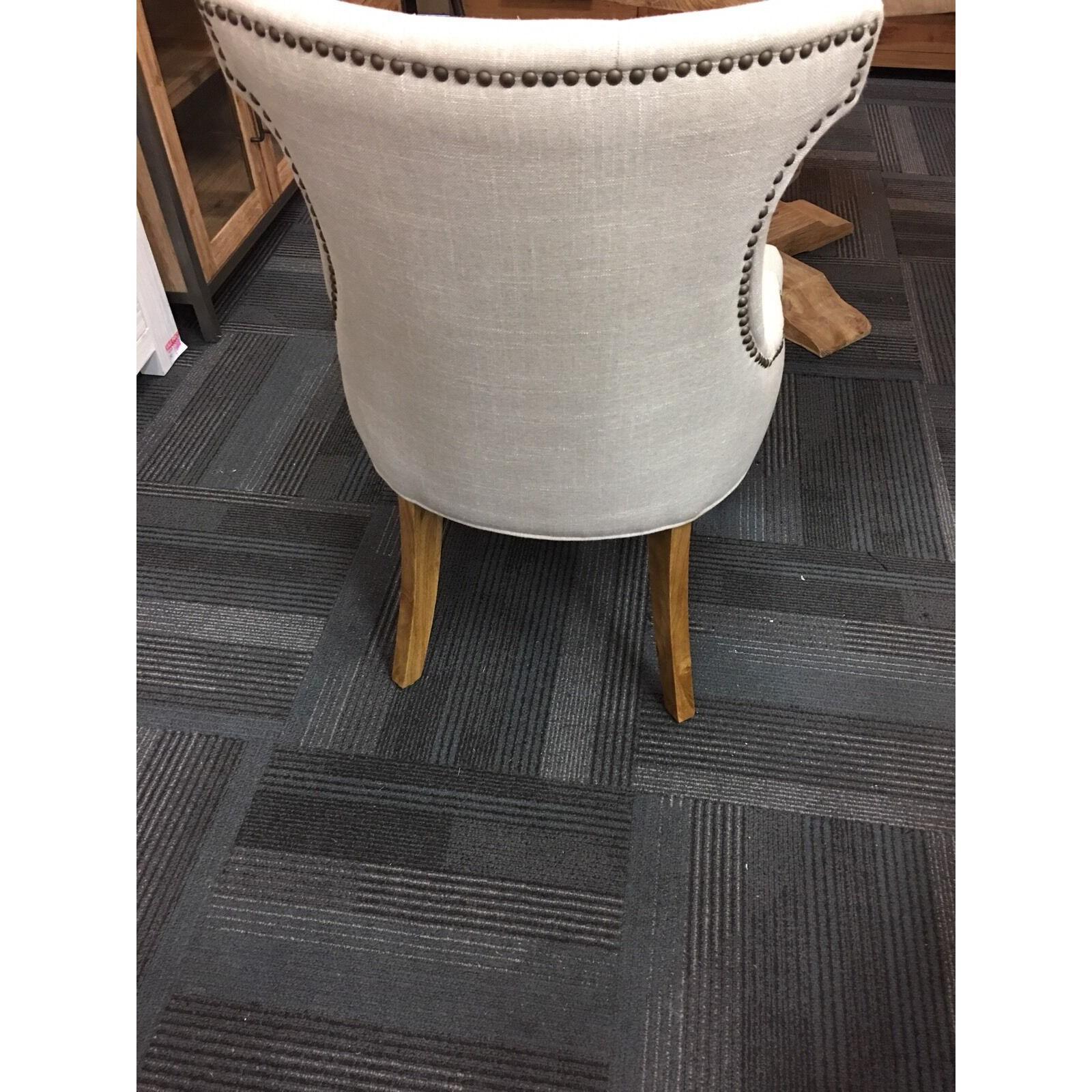 RHIANNON ROUND DINING TABLE IN RECYCLED ELM 120CM DIAMETER + 4 RIO DINING CHAIRS IN FLAXEEN - MyChocolateWood