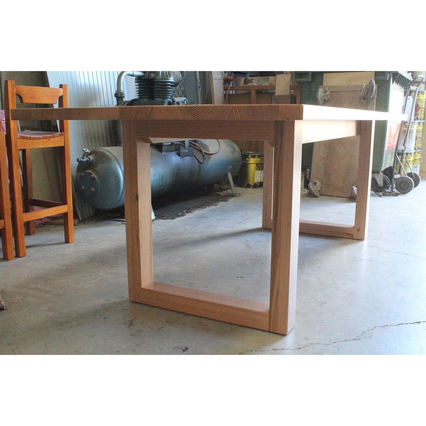 NELL 8 SEATER DINING TABLE - SOLID TASSIE OAK HARDWOOD TIMBER - LOCALLY MADE