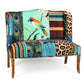 IMOGEN LOVESEAT SOFA SETTEE COUCH LUXE EUROPEAN DESIGN BIRD PATTERN CHAIR - MyChocolateWood