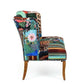 IMOGEN LOVESEAT SOFA SETTEE COUCH LUXE EUROPEAN DESIGN BIRD PATTERN CHAIR - MyChocolateWood