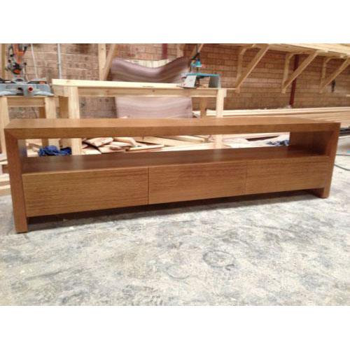 LANNA LOWLINE 3 DRAWERS TV/ENTERTAINMENT UNIT IN TASSIE OAK