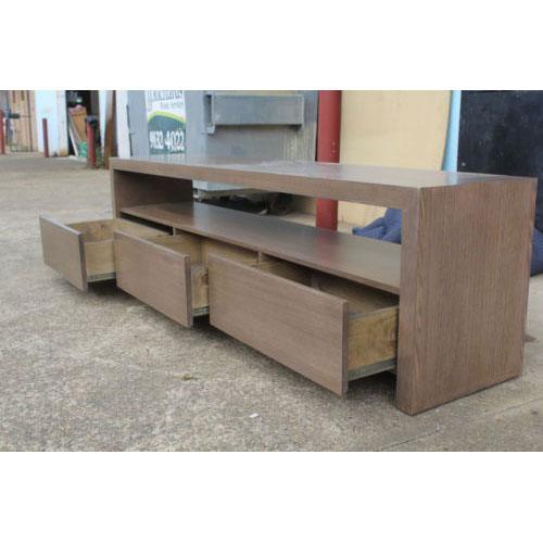 LANNA LOWLINE 3 DRAWERS TV/ENTERTAINMENT UNIT IN TASSIE OAK