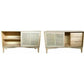 BAHAMAS BUFFET SIDEBOARD SLIDING RATTAN DOORS/ SOLID OAK NATURAL COLOUR 140CM - MyChocolateWood