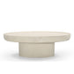 HORIZON OBLONG 120CM COFFEE TABLE MANGO WOOD/ CREAM CONCRETE FINISH