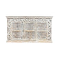 MANCHUELA 3 DOORS ORNATE ASIAN STYLE BUFFET/SIDEBOARD IN MANGO WOOD - MyChocolateWood