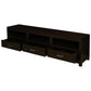 PARIS SOLID MAHOGANY TV UNIT 190CM WITH 3 DRAWERS IN CHOCOLATE - MyChocolateWood