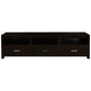 PARIS SOLID MAHOGANY TV UNIT 190CM WITH 3 DRAWERS IN CHOCOLATE - MyChocolateWood