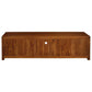 PARIS SOLID MAHOGANY TV UNIT WITH 3 DRAWERS IN LIGHT PECAN 190CM
