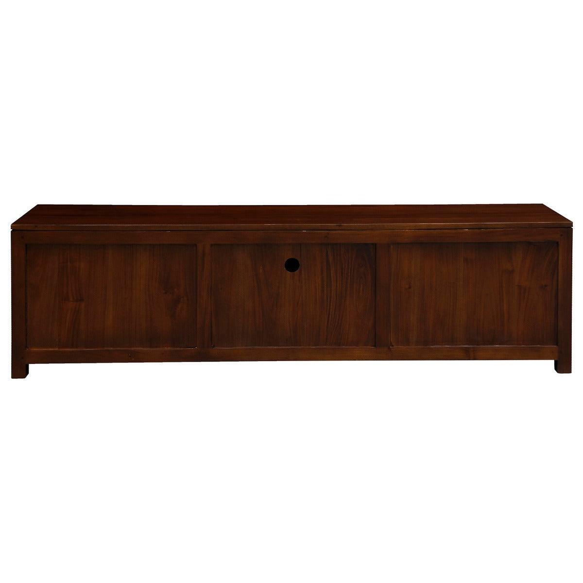 PARIS SOLID MAHOGANY TV UNIT 190CM WITH 3 DRAWERS IN MAHOGANY