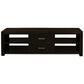 PARIS SOLID MAHOGANY TIMBER TV UNIT 2 DRAWERS & 4 SHELVES - CHOCOLATE - MyChocolateWood