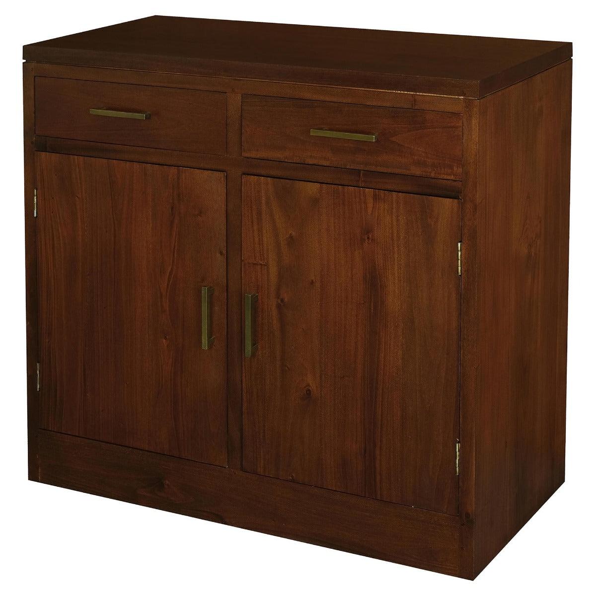 PARIS SOLID MAHOGANY 2 DOORS & 2 DRAWERS BUFFET IN MAHOGANY