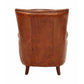 CLEOPATRA AGED LEATHER ARM CHAIR
