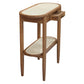KELLY WHITE CEDAR TIMBER CONSOLE TABLE/HALL TABLE ALMOND - MyChocolateWood