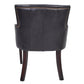 VERDON ARMCHAIR/ACCENT ARMCHAIR VINTAGE LEATHER CHAIR IN WORN COAL