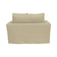 CORDELIA 1.5-SEATER XL HAMPTON STYLE ARMCHAIR IN KAHKI