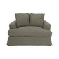CORDELIA 1.5-SEATER XL HAMPTON STYLE ARMCHAIR IN SLATE
