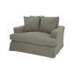 CORDELIA 1.5-SEATER XL HAMPTON STYLE ARMCHAIR IN SLATE