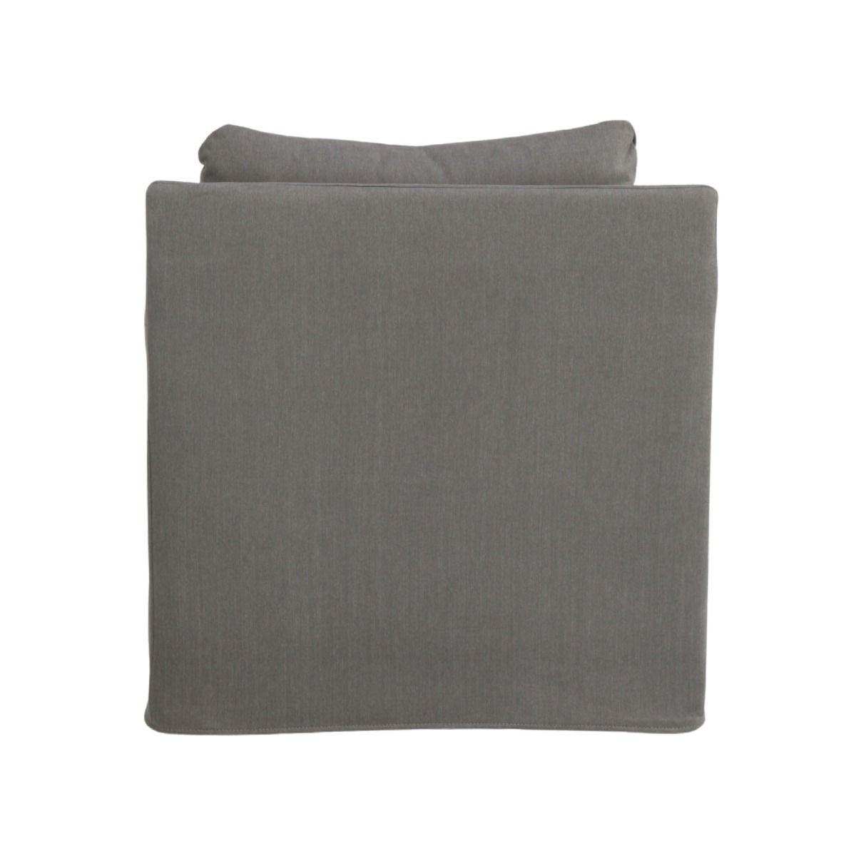 DORAN HAMPTONS STYLE SWIVEL ARMCHAIR LOUNGE CHAIR SLATE FABRIC SLIPCOVER CHAIR