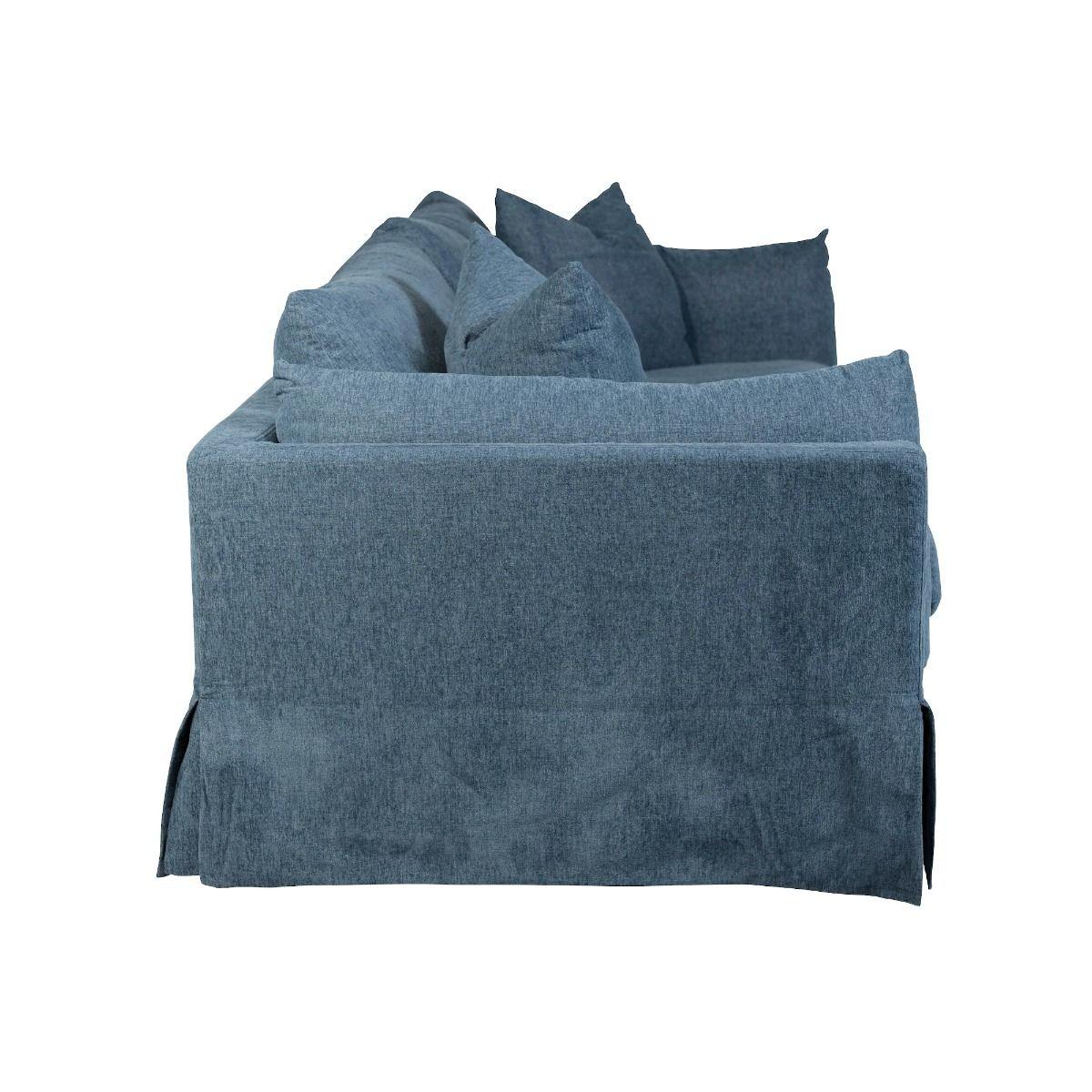 LARK SLIPCOVER SOFA HAMPTONS STYLE IN DEXTER DENIM FABRIC