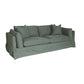 LARK SLIPCOVER SOFA HAMPTONS STYLE IN DEXTER EUCALYPTUS COLOUR - MyChocolateWood