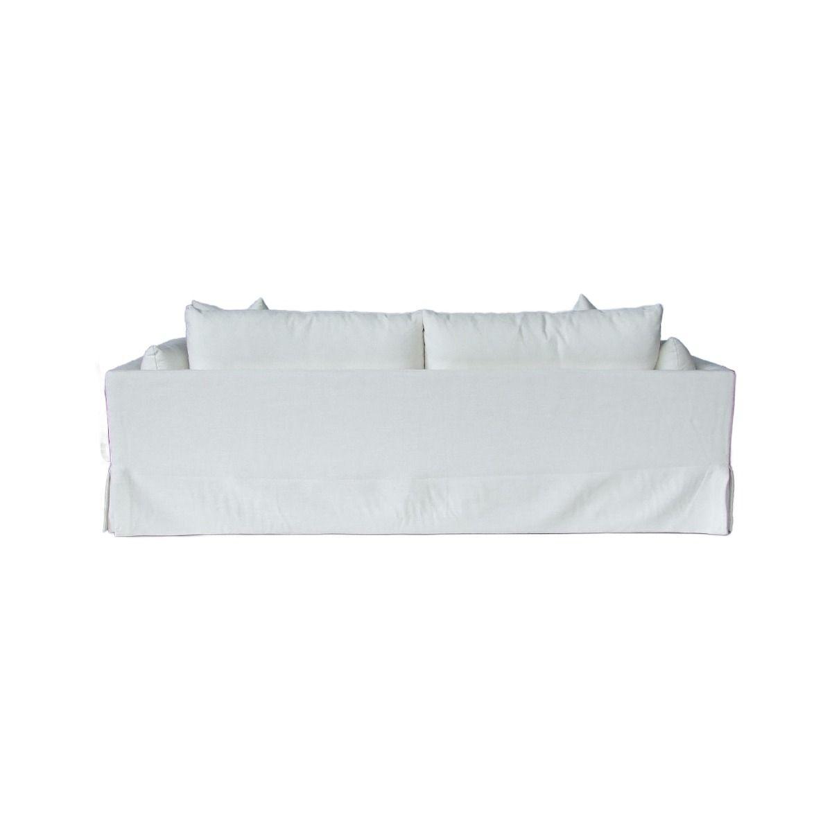 LARK SLIPCOVER SOFA HAMPTONS STYLE IN TANGIER SUGAR FABRIC