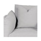 LARK SLIPCOVER CHAIR HAMPTONS STYLE SWIVEL ARMCHAIR IN DEXTER BEACHGLASS COLOUR