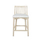 MARLEY MANGO WOOD HAMPTONS COUNTER STOOL DRIFTWOOD WHITE - MyChocolateWood