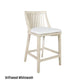MARLEY MANGO WOOD HAMPTONS COUNTER STOOL DRIFTWOOD WHITE - MyChocolateWood