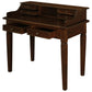 GLASMERE SOLID MAHOGANY TIMBER SECRETARY DESK WITH 6 DRAWERS - MAHOGANY