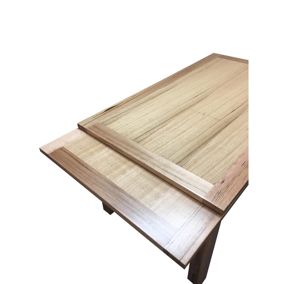 DARI TASSIE OAK SIDE EXTENSION DINING TABLE 150/250CM + 8 BERTI HIGH QUALITY PU/VINYL DINING CHAIR IN MATT BLACK
